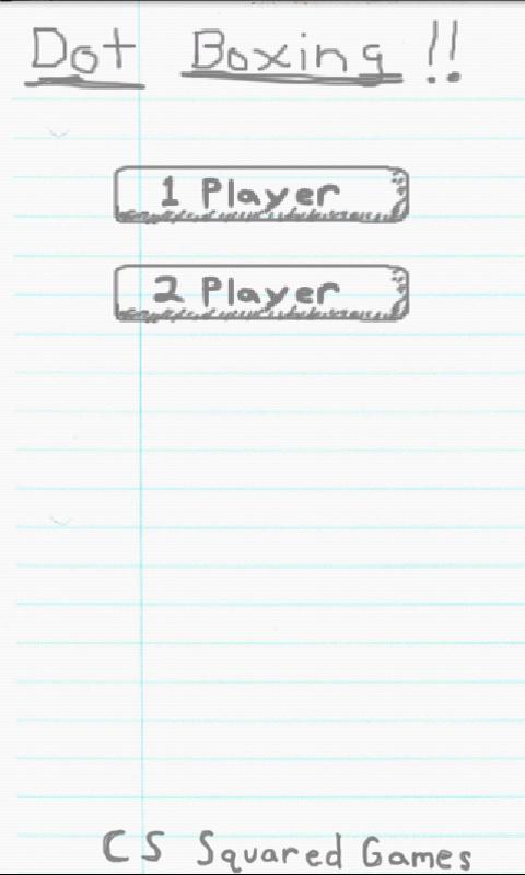 Dot Boxing Screen 2