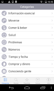 Captura de pantalla de la aplicacion Android Korean Translation with Audio