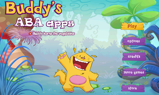 Android application Buddy learns the vegetables screenshot