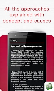 Android application Doctor Blood Gas ABG screenshot