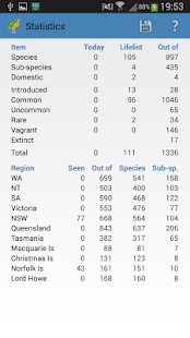 Australian Birding Checklist Screenshots 1