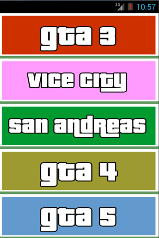 Cheats GTA