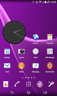 CM11 Sony XPERIA Purple theme - screenshot thumbnail