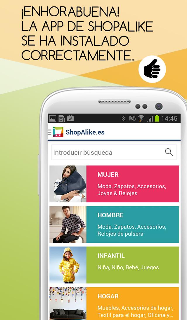 Android application Shopalike Shopping screenshort