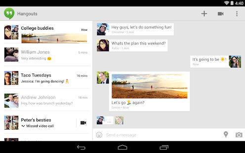 Hangouts (remplace Talk) - screenshot thumbnail