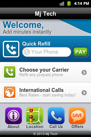 Prepaid Cell Phone Payment