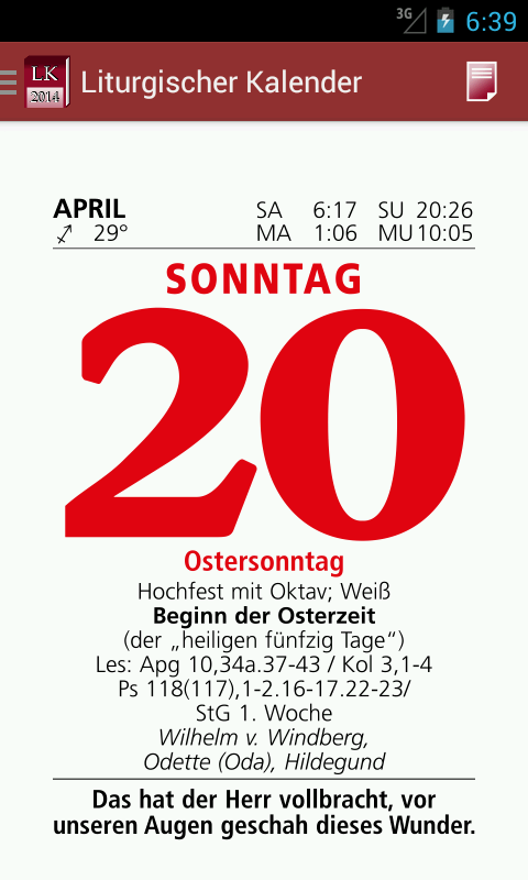Liturgischer Kalender – Android-Apps auf Google Play