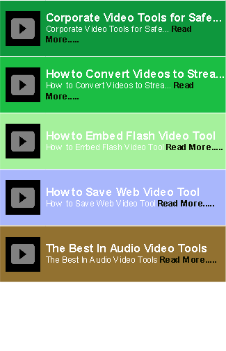 Video Tools Guide