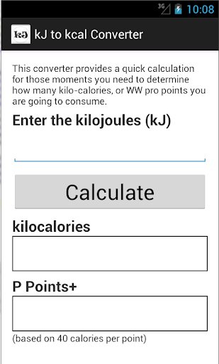 5:2 Diet Kilojoules Converter