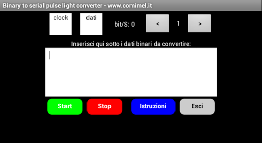 Binary to serial light