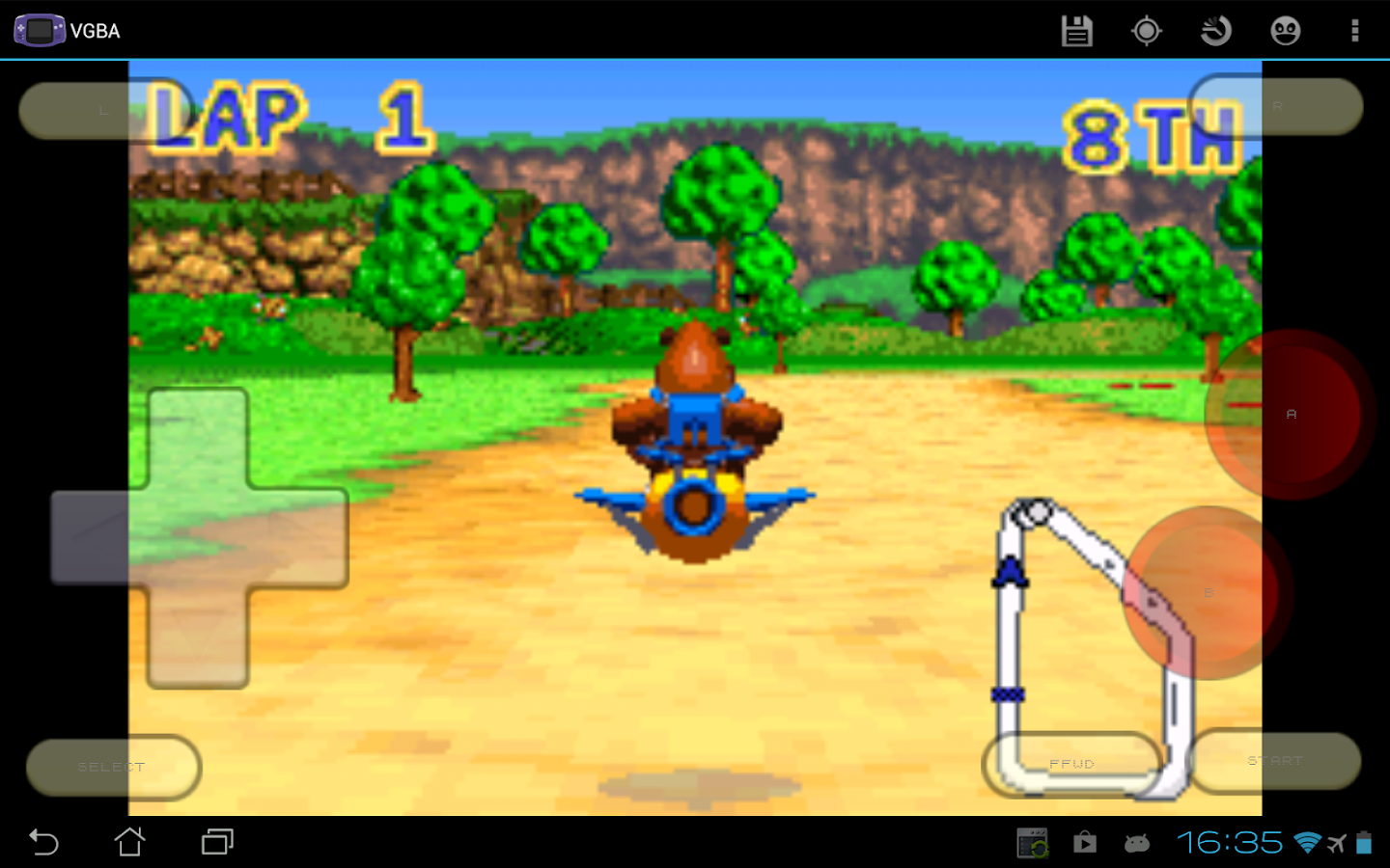 VGBA - GameBoy (GBA) Emulator - screenshot