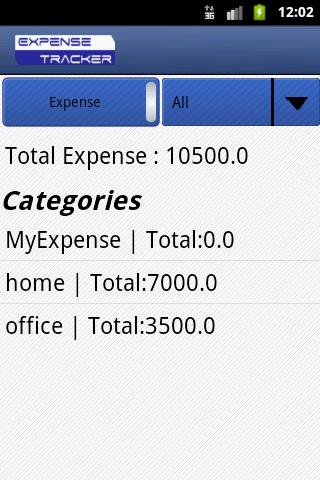 Expense Tracker Pro Screen 3