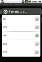 QuickTip Tip Calculator screenshot