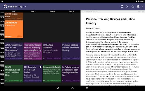   32C3 Schedule- screenshot thumbnail   