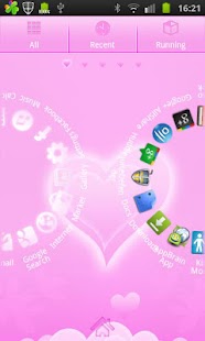 Free Download GO Launcher ex Theme Pink Love APK for PC