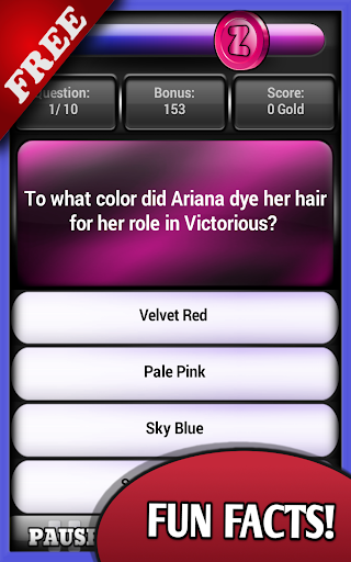 【免費益智App】Fan Pop Quiz Ariana Facts-APP點子