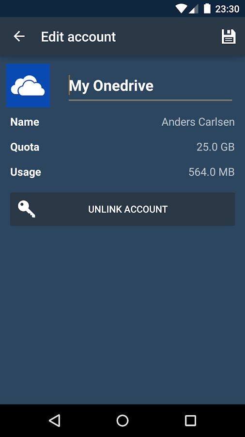   FolderSync- screenshot  