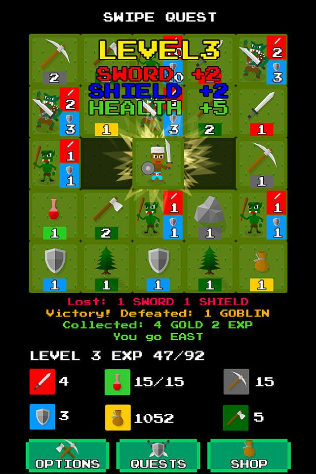 Swipe Quest Screen 3