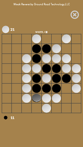 Weak Reversi. 64-0