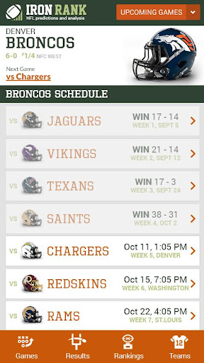 【免費運動App】IronRank: NFL Predictions-APP點子