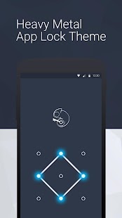 Heavy Metal Theme for App Lock