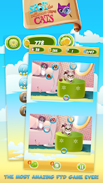 Spot the Difference Game -Cats poster 1