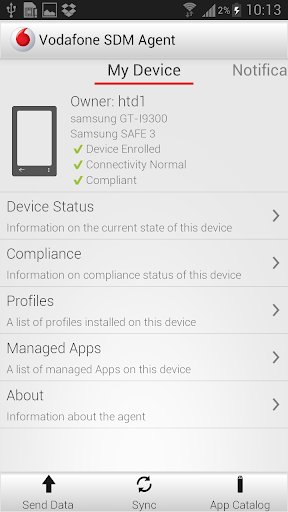 Vodafone Secure Device Manager