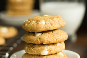 Peanut Butter White Chocolate Chip Cookies (Gluten-free)