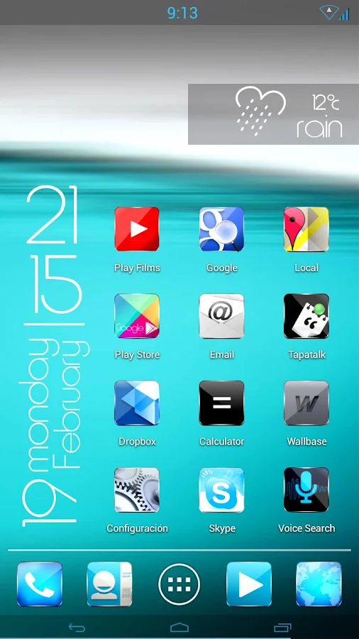 Concept kitkat theme HD 7 in 1 - screenshot