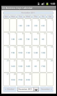 Lastest Business Days Calendar APK for PC