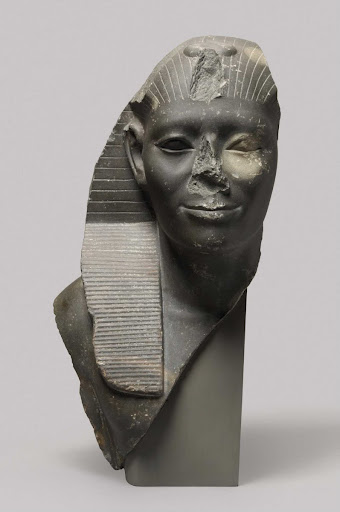 Bust of a Statue of King Amenemhet V Sechemkare
