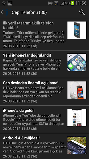 【免費新聞App】Cep Telefonu Haberleri-APP點子