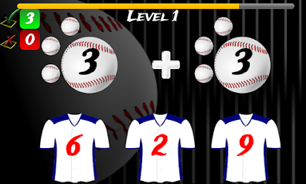 1st - 4th Grade Math Baseball poster 2