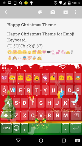 Happy Christmas Emoji Keyboard