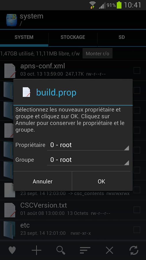   Root Explorer – Capture d'écran 