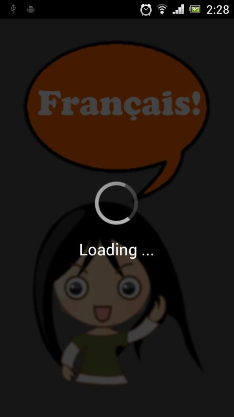 Android application French lessons (PRO) screenshort