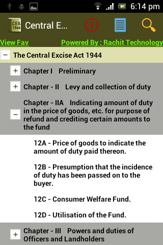 Central Excise Act Rules 1944