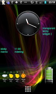 How to install Transparent Sticky Widget 1.4 mod apk for bluestacks