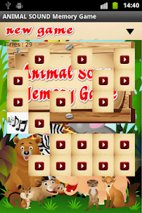 download Animal Sound Memory Game free