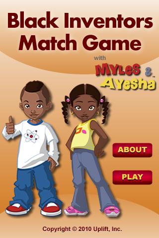 Android application Black Inventors MatchGame FULL screenshort