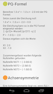 Kurvendiskussion Offline Screenshots 3