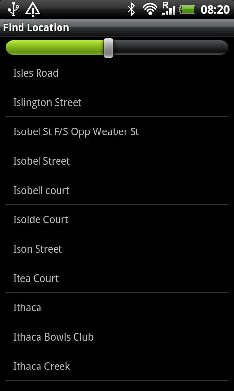 Brisbane Street Map Screen 2