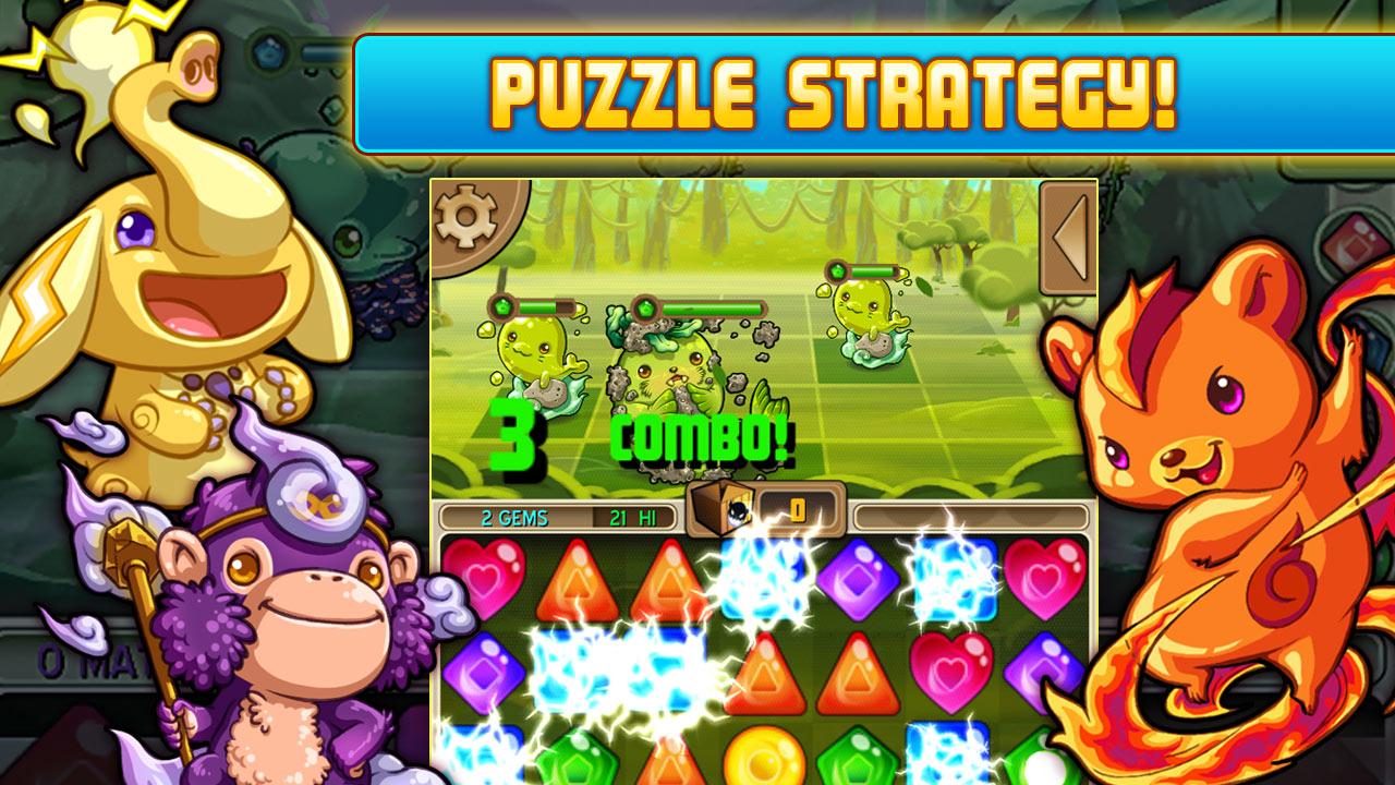  Android   Monster Match, un mix di puzzle e scontri alla Pokemon!