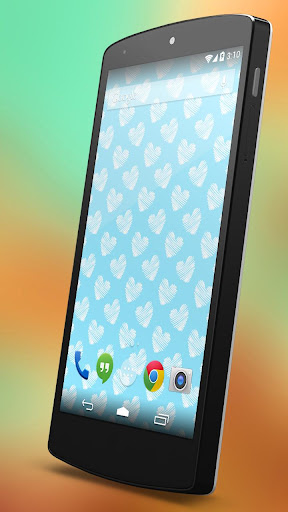 【免費個人化App】Doodle Hearts Wallpapers-APP點子