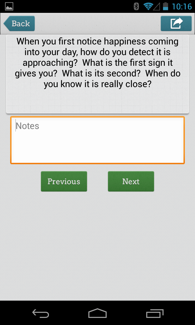 Narrative Therapy Questions Screen 3