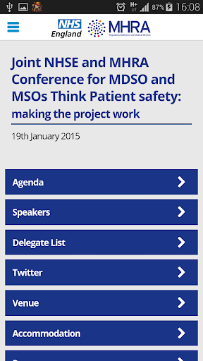 NHSE MHRA 2015 Conference