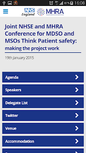 NHSE & MHRA 2015 Conference Screenshots 0