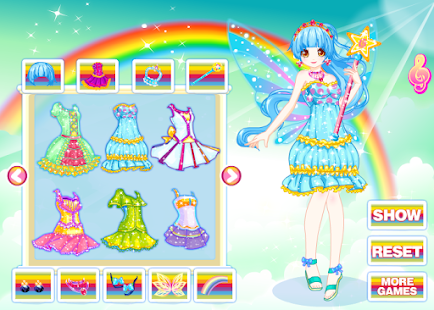 Download Rainbow fashion princess games APK for PC