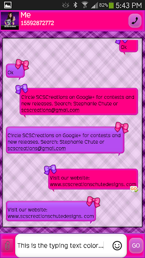 【免費個人化App】GO SMS - Girly Skulls 8-APP點子