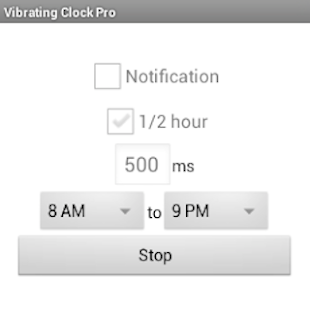 Vibrating Clock Pro